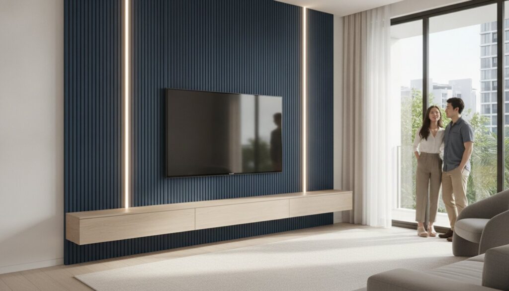 Custom TV Console with Feature Wall: The 2026 Singapore Homeowner’s Guide