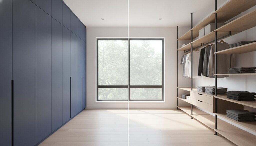 HDB Wardrobe Design Ideas: Pole System vs. Built-In Carpentry (2026 Guide)