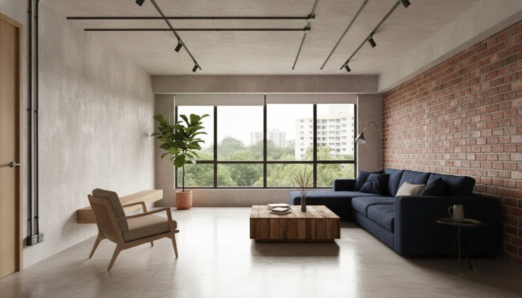 Industrial HDB Renovation: The Practical 2026 Guide to Raw Aesthetics
