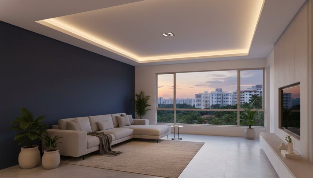 Top False Ceiling Designs for Living Room HDB Flats: 2026 Style & Technical Guide