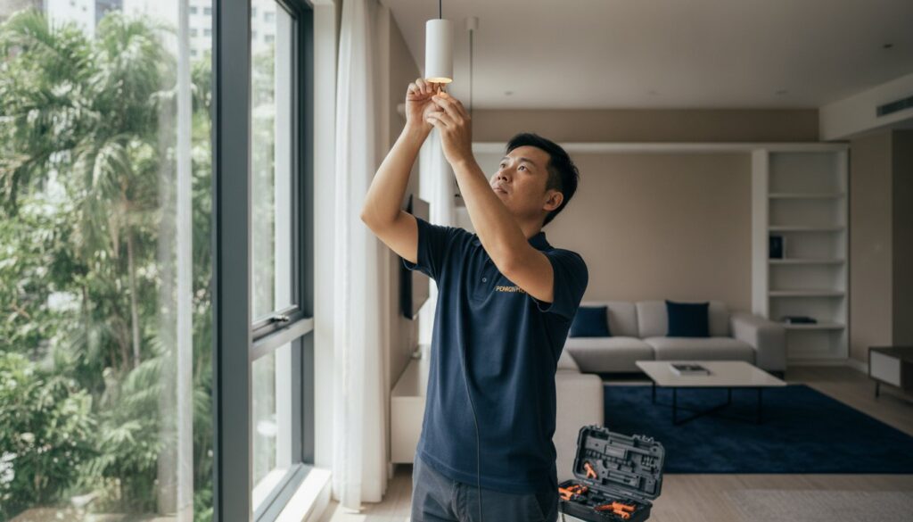 How much does an electrician cost in singapore