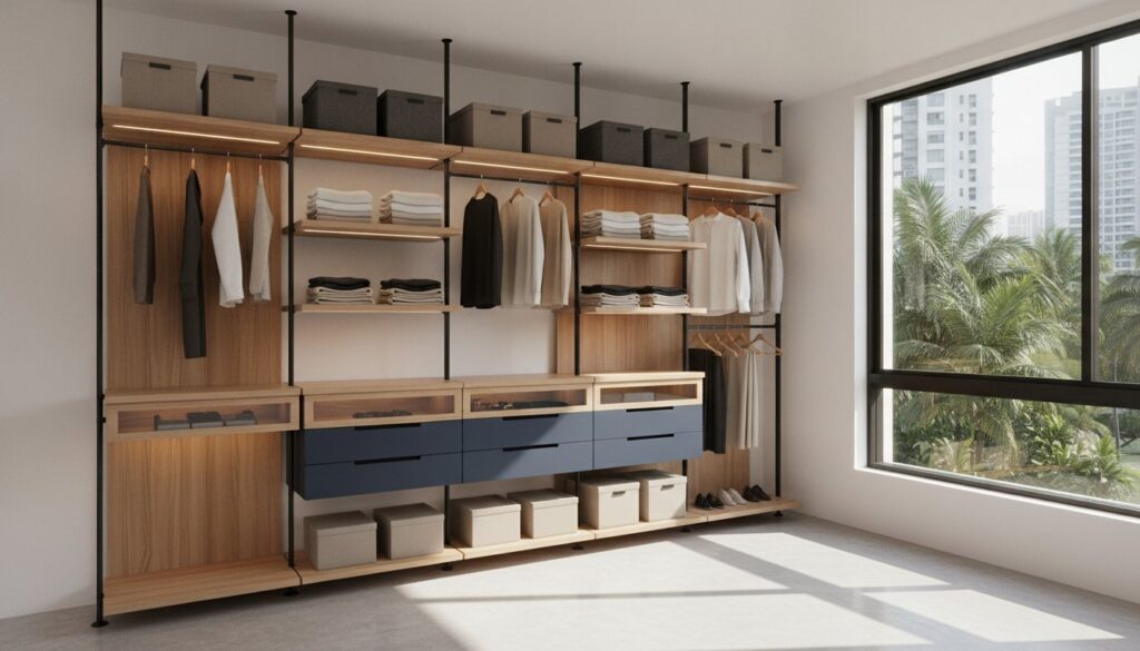 Pole System Wardrobe Singapore: The 2026 Guide to Modular Storage